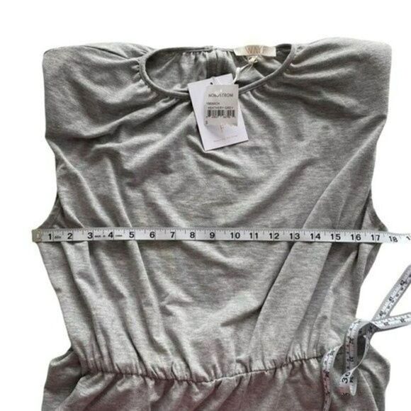 Wayf Luisa Gray Jersey MIDI Dress NWT - Picture 8 of 9